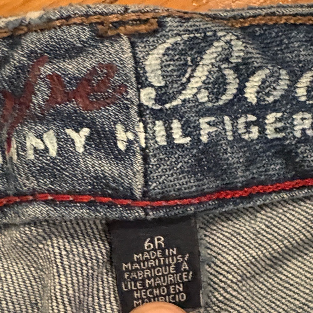 Tommy Hilfiger Women's Blue Boot Cut Jeans - Picture 3 of 7